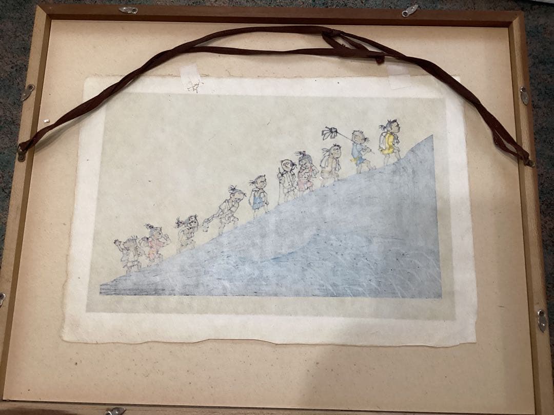 滝平二郎　版画　エディション番号・保証証書付　1980年　岩崎書店　おまけ付