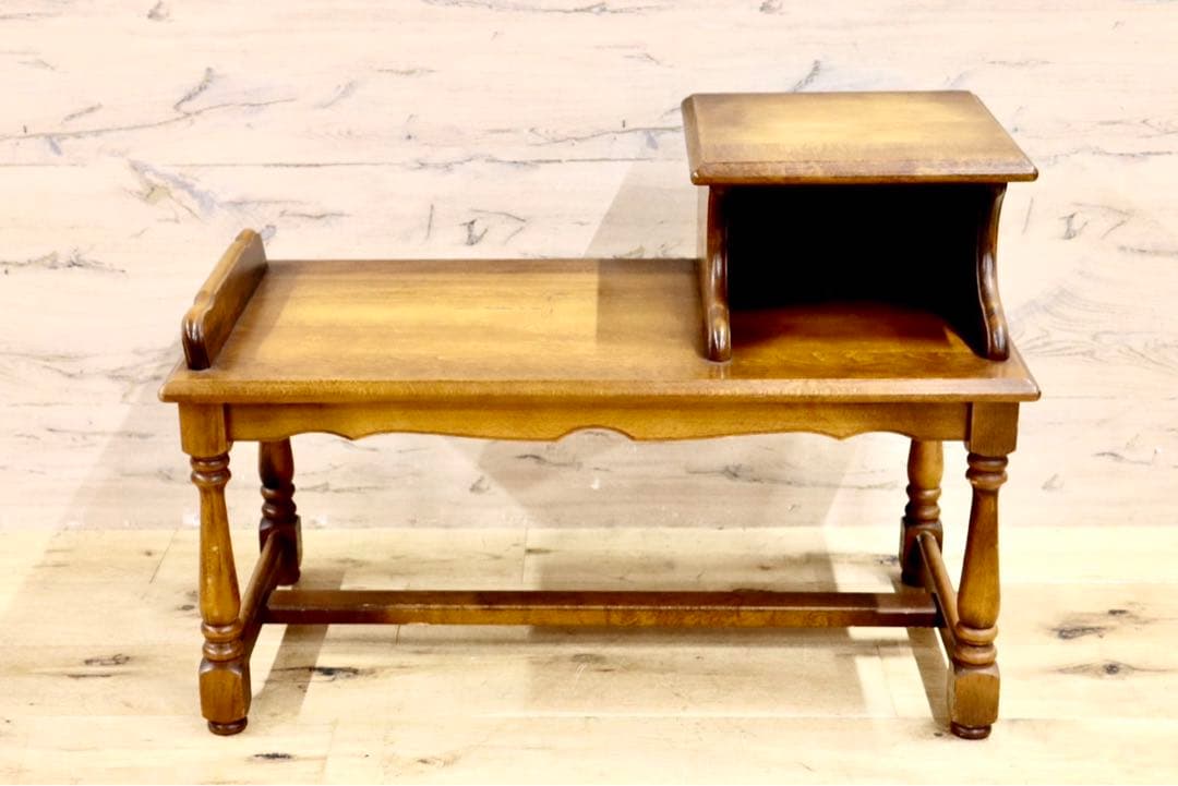 GMIK14○karimoku / カリモク コロニアル 電話台 FAX台 文机