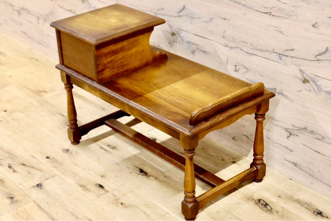 GMIK14○karimoku / カリモク コロニアル 電話台 FAX台 文机