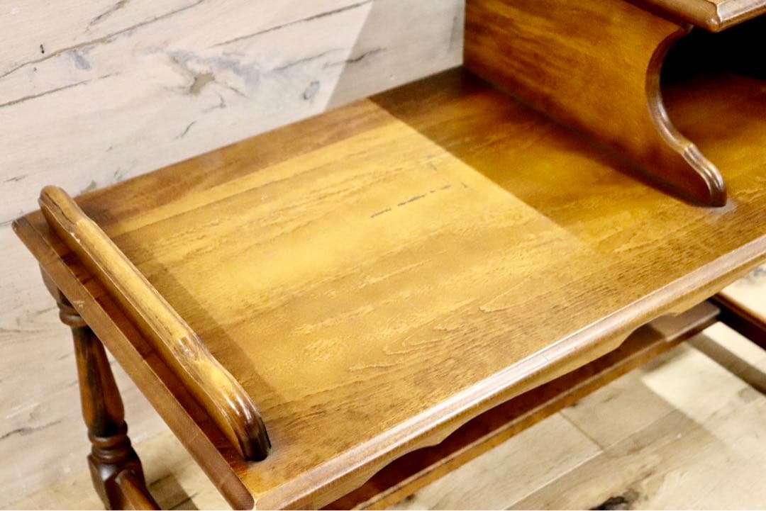 GMIK14○karimoku / カリモク コロニアル 電話台 FAX台 文机