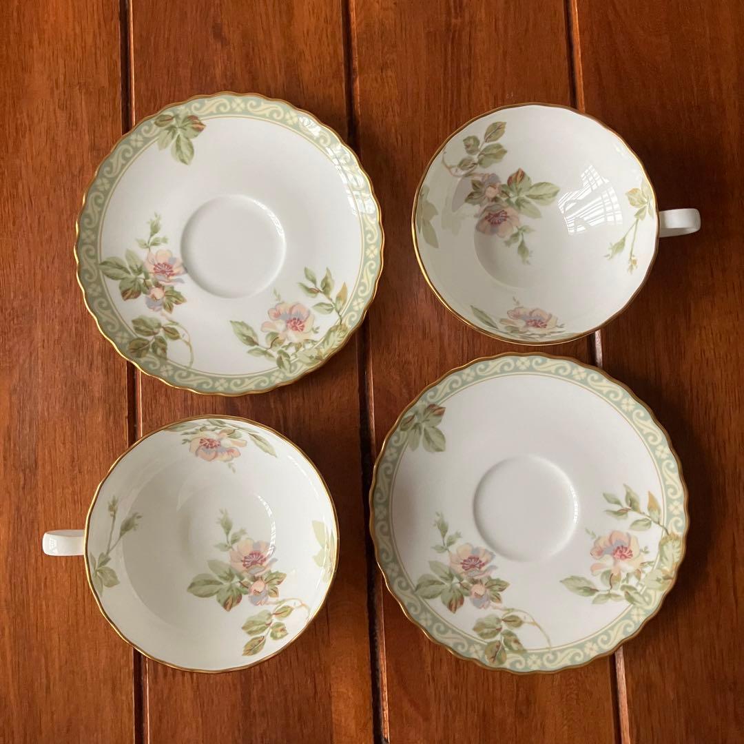 ローラアシュレイ アンジェリカ カップ＆ソーサー 2客セット - メルカリ