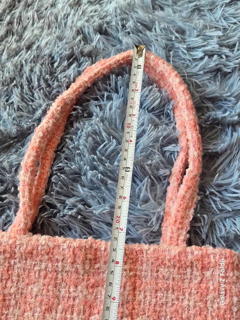 CHANEL（シャネル）ノベルティ ツイード トートバッグ（ピンク）