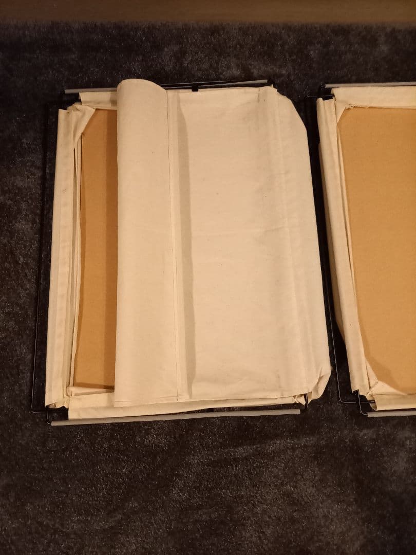 無印良品　帆布バスケット　大　２個セット　おまけレール付　梱包発送たのめる便変更