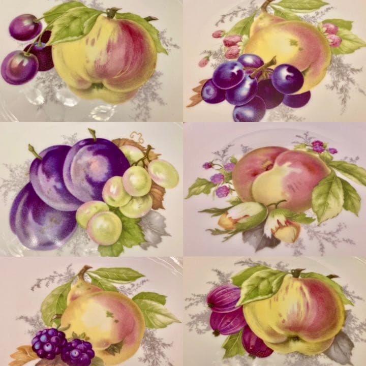 ローゼンタール フルーツ柄デザートプレート　ドイツ製