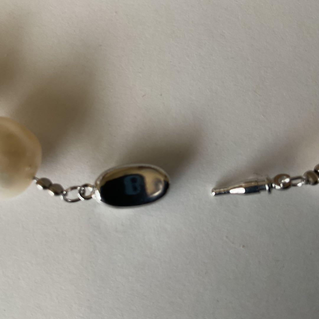 【淡水本真珠★バロック★シルバー★パールネックレス★ハンドメイド★ネックレス】