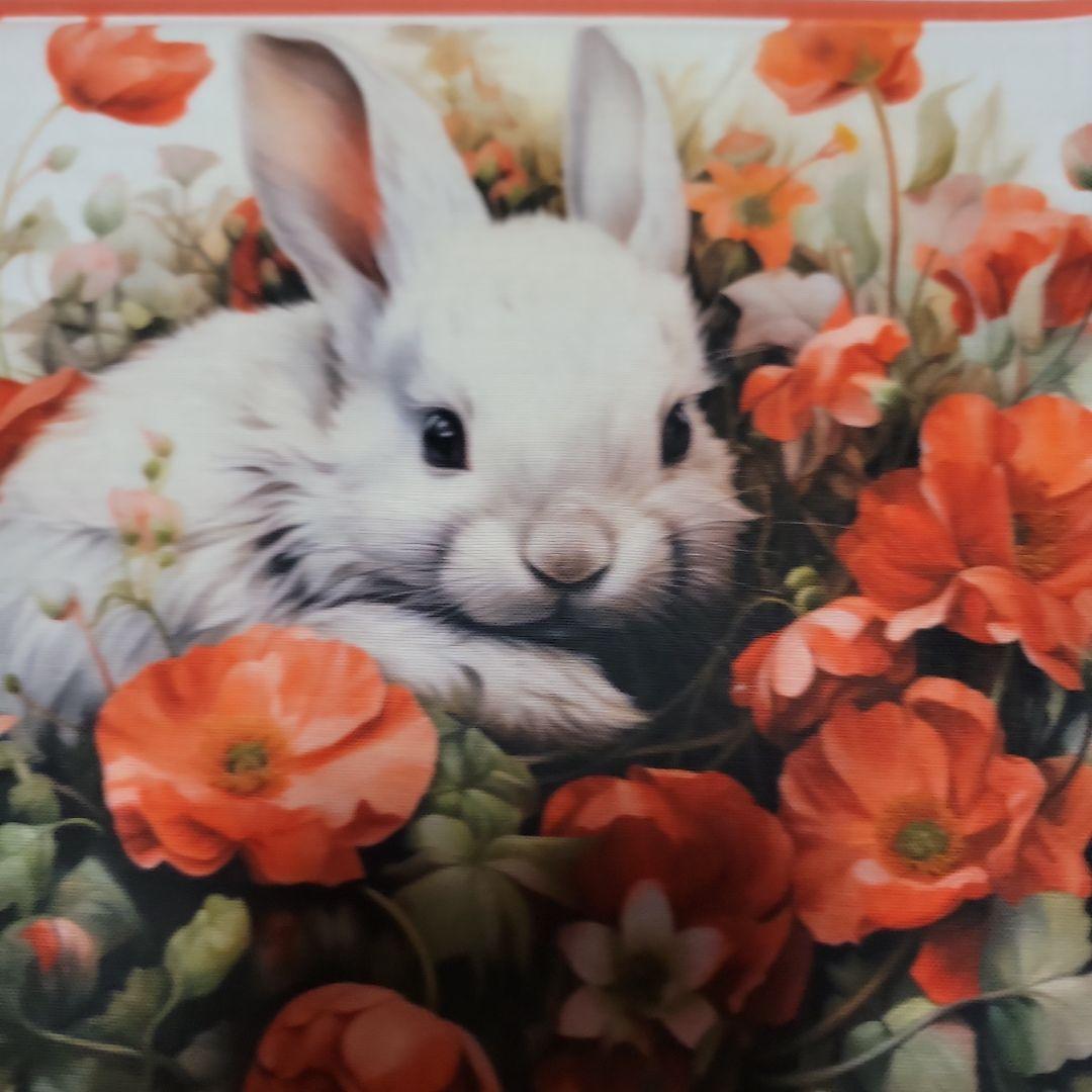 うさぎパネル生地 - メルカリ