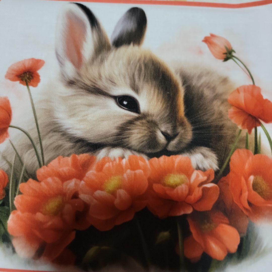 うさぎパネル生地 - メルカリ