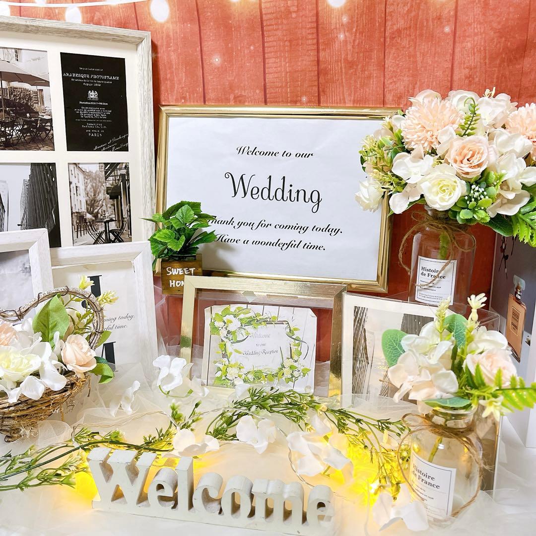 ウェルカムスペースセット 結婚式 まとめ売り ウエディン 造花 - メルカリ