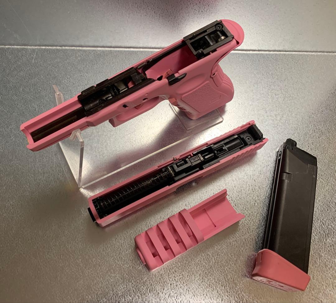 東京マルイ グロック17 ガスブローバック ピンク コンペンセイター