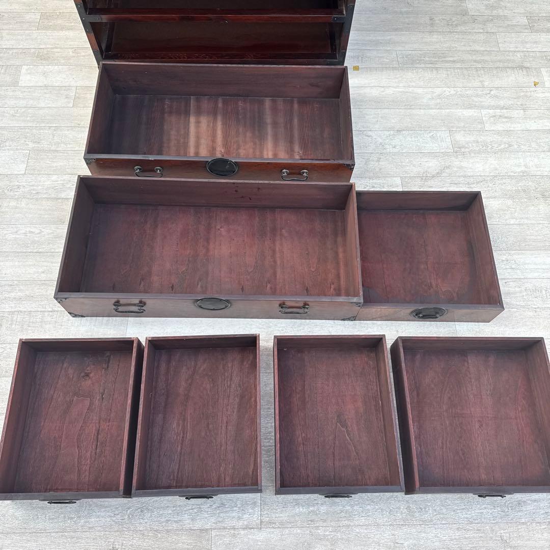 時代箪笥 レトロ 現状 和 箪笥 - メルカリ