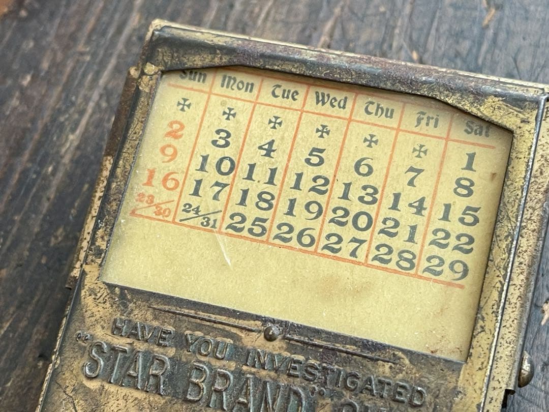 1937年 30s STAR BRAND SHOES アンティーク クリップ