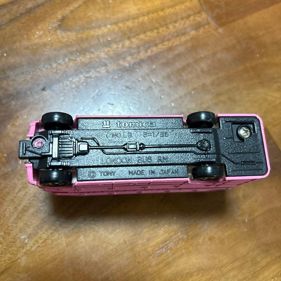 激レア‼️ロングトミカ ロンドンバスRM ルートマスター 特注ピンク