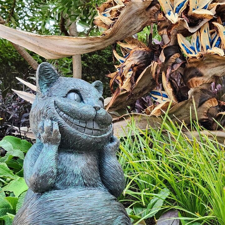 猫オブジェ置物 】猫雑貨インテリア ガーデン置き物ガーデニングねこグッズかわいい