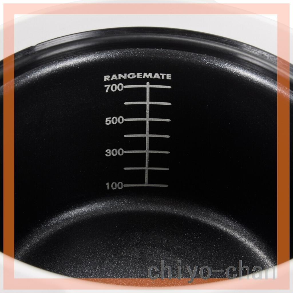 調理が電子レンジで１台８役 煮る炊く冷蔵保存レンジメートマグポット　ブラック