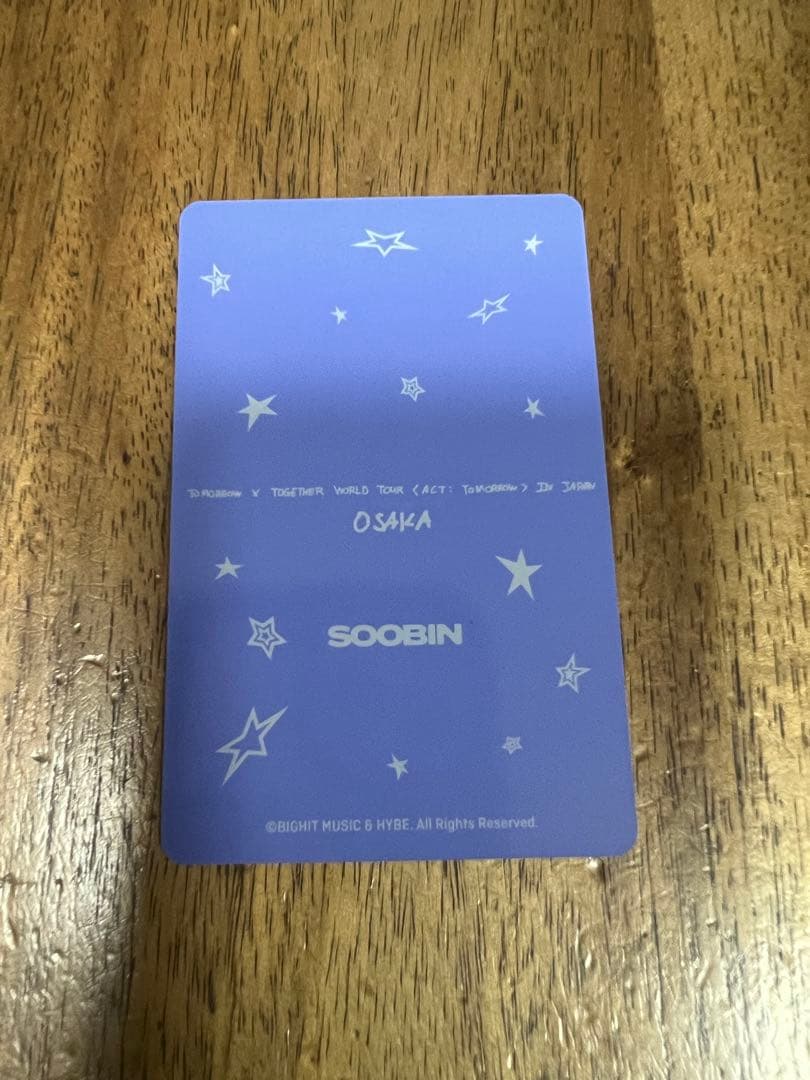 txt ACT:TOMORROW トレカ スビン - メルカリ