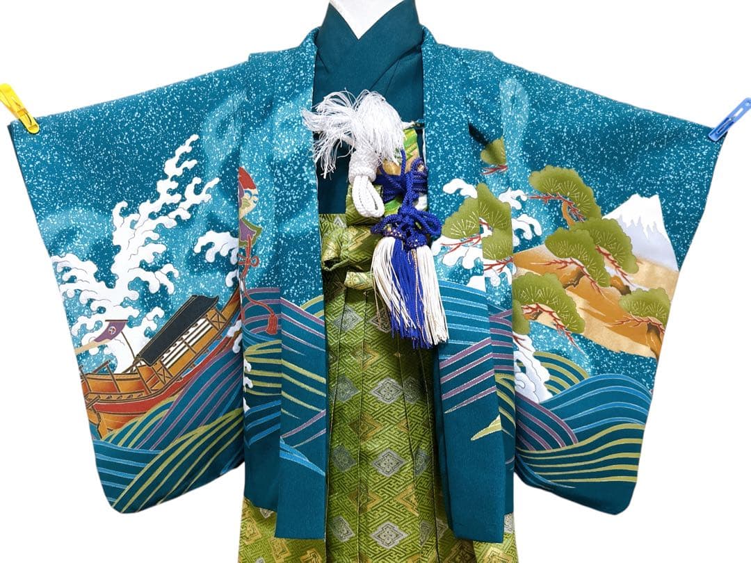 3歳セット♡七五三　男の子　一式　龍　兜　富士山