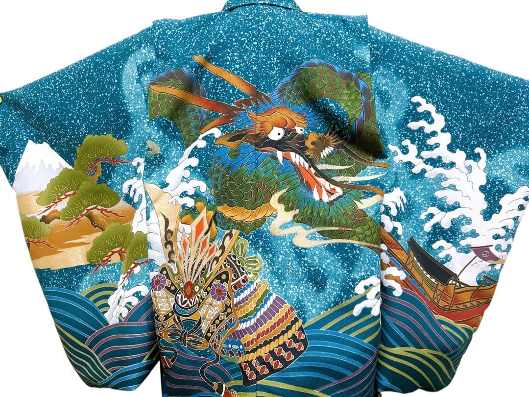 3歳セット♡七五三　男の子　一式　龍　兜　富士山