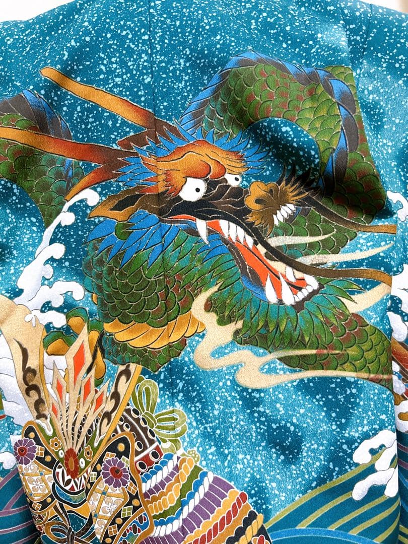 3歳セット♡七五三　男の子　一式　龍　兜　富士山