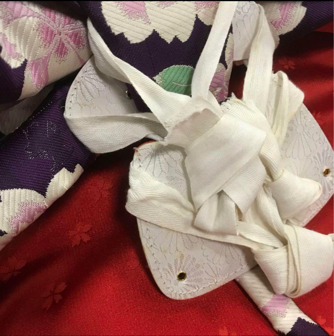 舞妓さん　爽やか水色　だらり帯　テリア　うさぎ　八重桜　ポンポネット