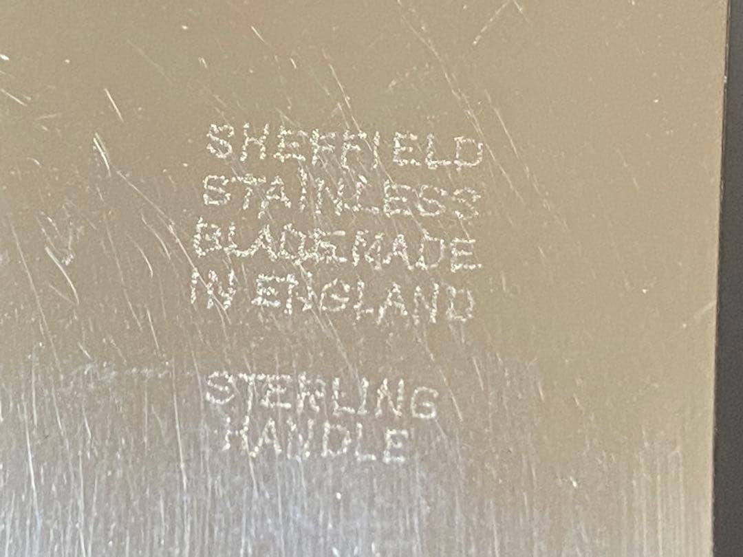 最終価格　アンティーク　銀製　カラトリー　ナイフ　セット　イギリス