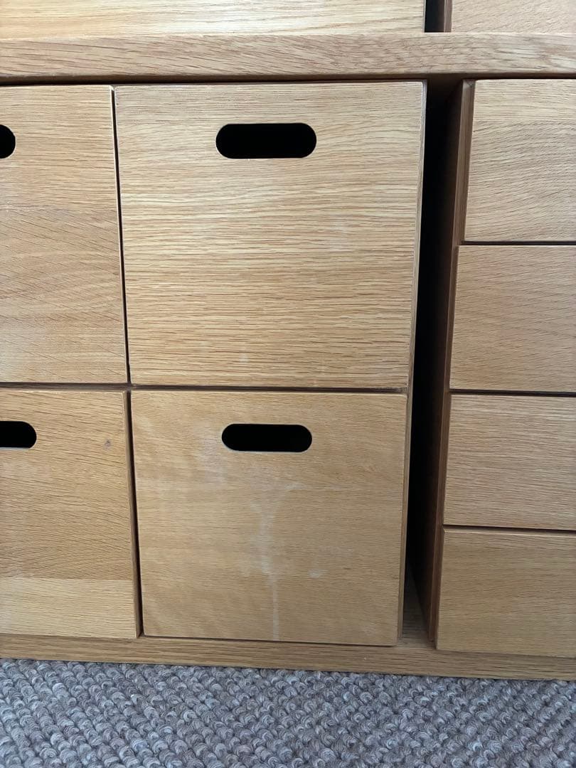 無印良品　木製　スタッキングチェスト
