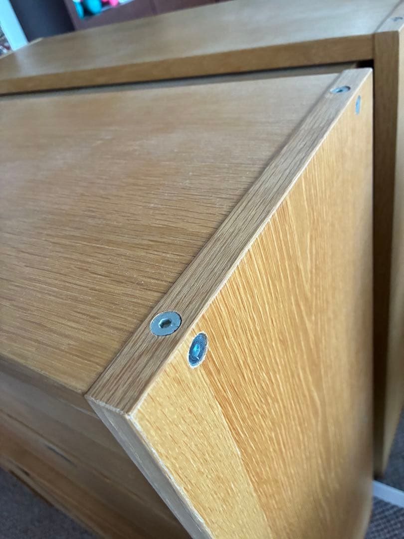 無印良品　木製　スタッキングチェスト