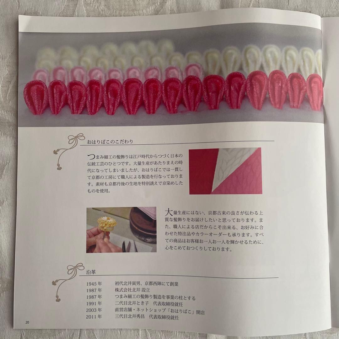 ☆おはりばこ☆ 七五三用髪飾りセット 7歳 つまみ細工 かのこ ちんころ 櫛