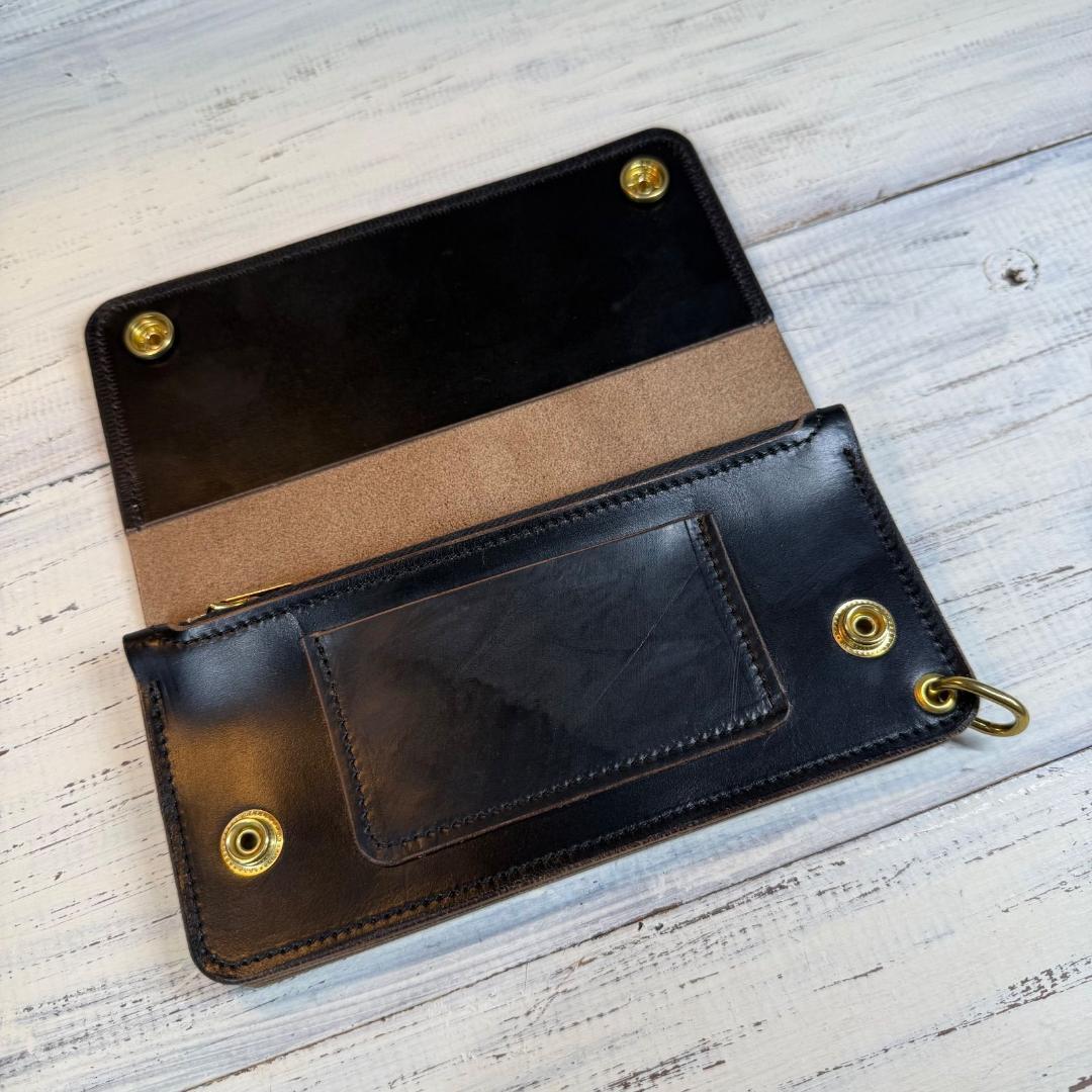 トラッカーウォレット ロング3層】クロムエクセル universal ゴールド