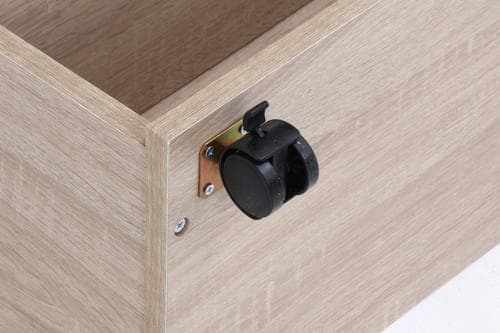 《新品・送料無料》デスク３点セット　ホワイトオーク