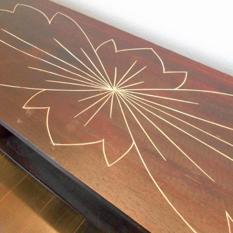 アウトレット品 花柄模様 ロータイプ ＴＶボード / おまけ お祈りかえる付き♪