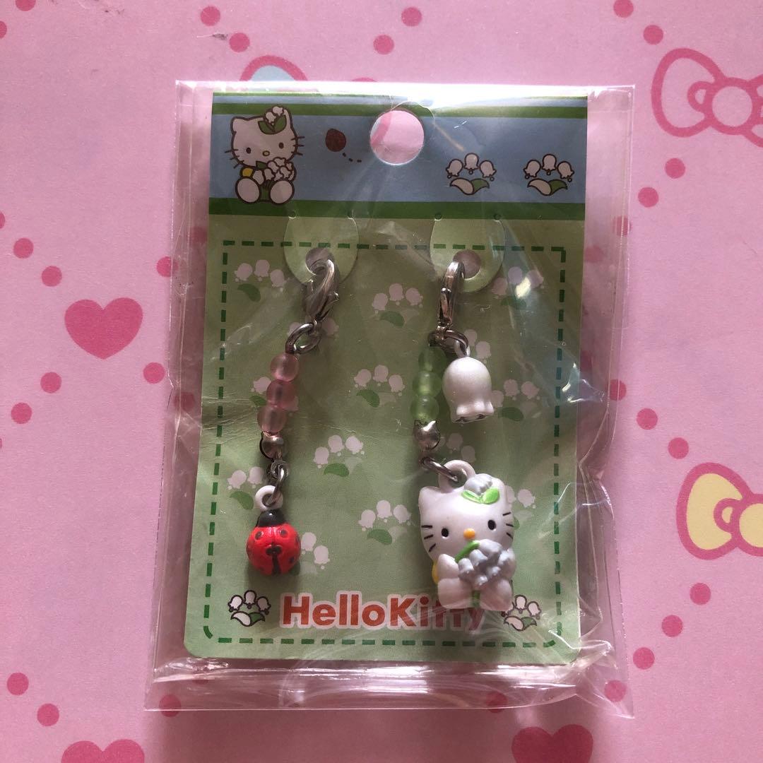 ご当地キティ すずらん スズラン 北海道限定 ストラップ キーホルダー