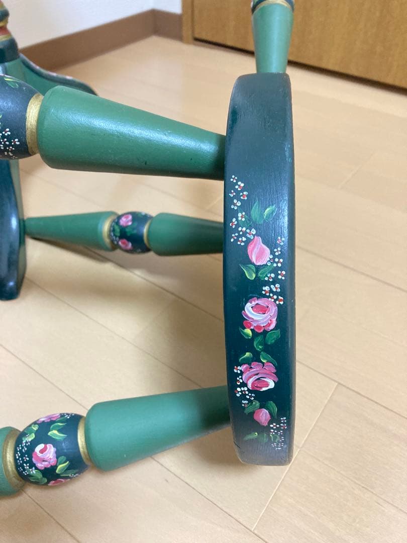 【気まぐれ価格‼️】トールペイント 飾り台 サイドテーブル 壁掛け