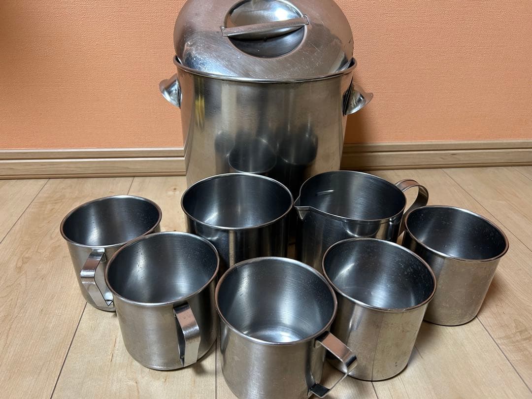 業務用ステンレス容器　キッチンポット　8個セット