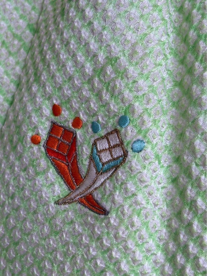 セット　七五三　３歳女の子　比翼仕立きもの　しぼり被布　オレンジ花柄　7051