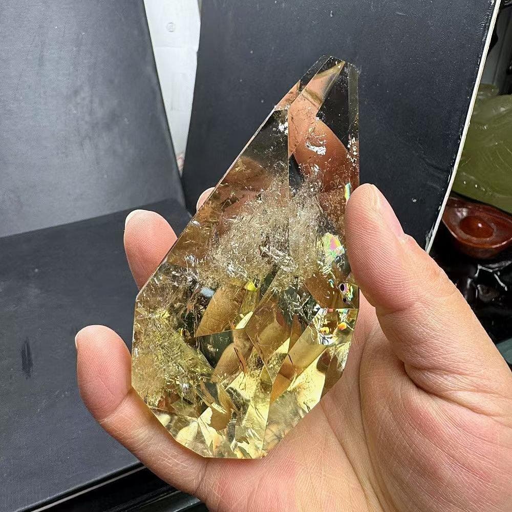 AAAAAAA級天然シトリン水晶原石B0105/YS/10213010/350D