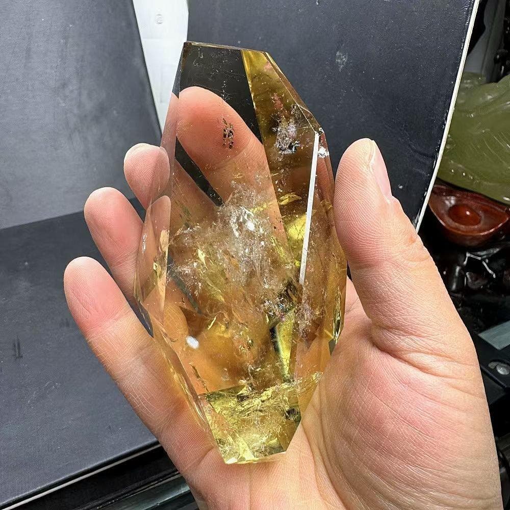 AAAAAAA級天然シトリン水晶原石B0105/YS/10213010/350D