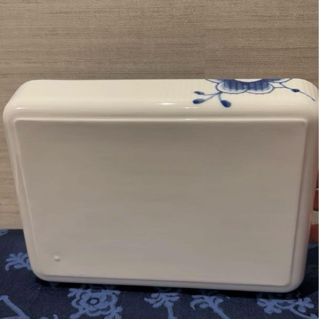 美品◼️ロイヤルコペンハーゲン ブルーフルーテッド メガ オーブンウェア スクエア