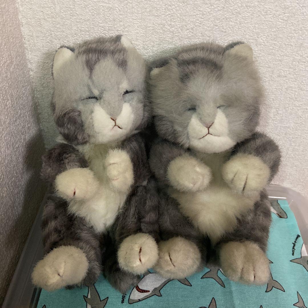 オリエンタルトーイ】ジョリーマンマ 眠り猫 ぬいぐるみセット - メルカリ