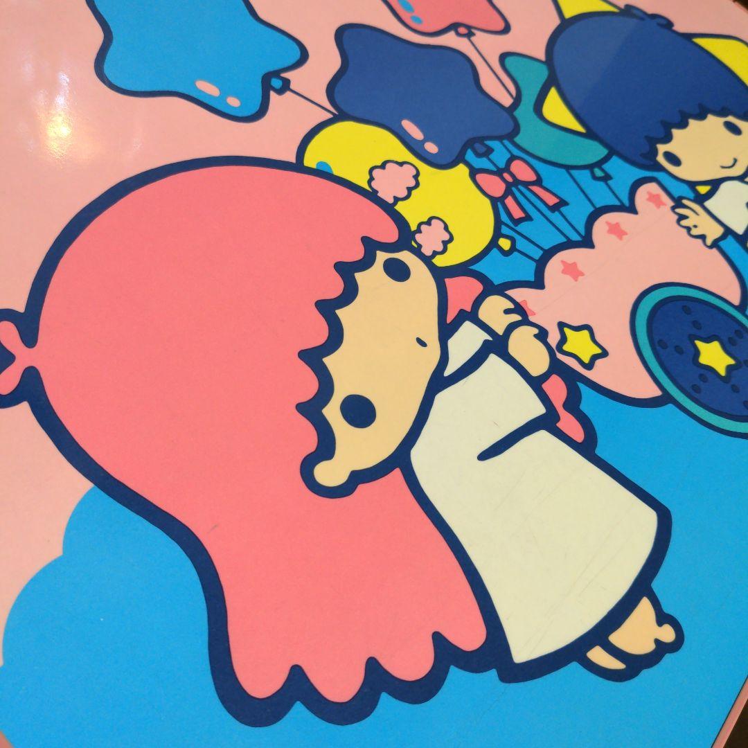 美品　キキララ　リトルツインスターズ　折りたたみテーブル　机　昭和レトロ　当時物