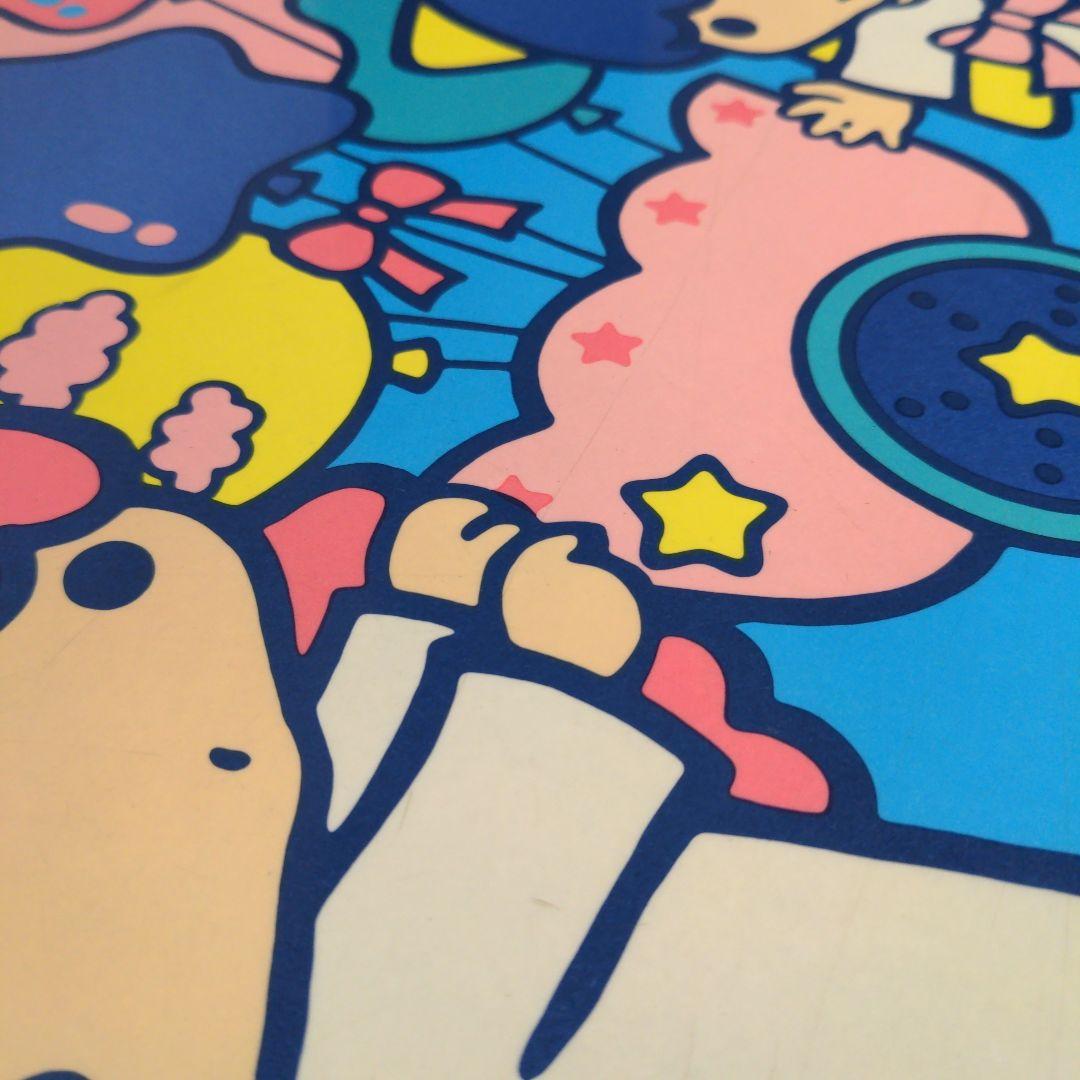 美品　キキララ　リトルツインスターズ　折りたたみテーブル　机　昭和レトロ　当時物