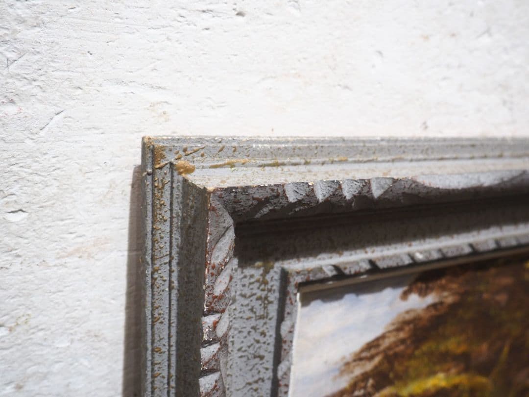 1299 レトロな額縁 F15 アートフレーム 油彩 水彩 画材 ビンテージ