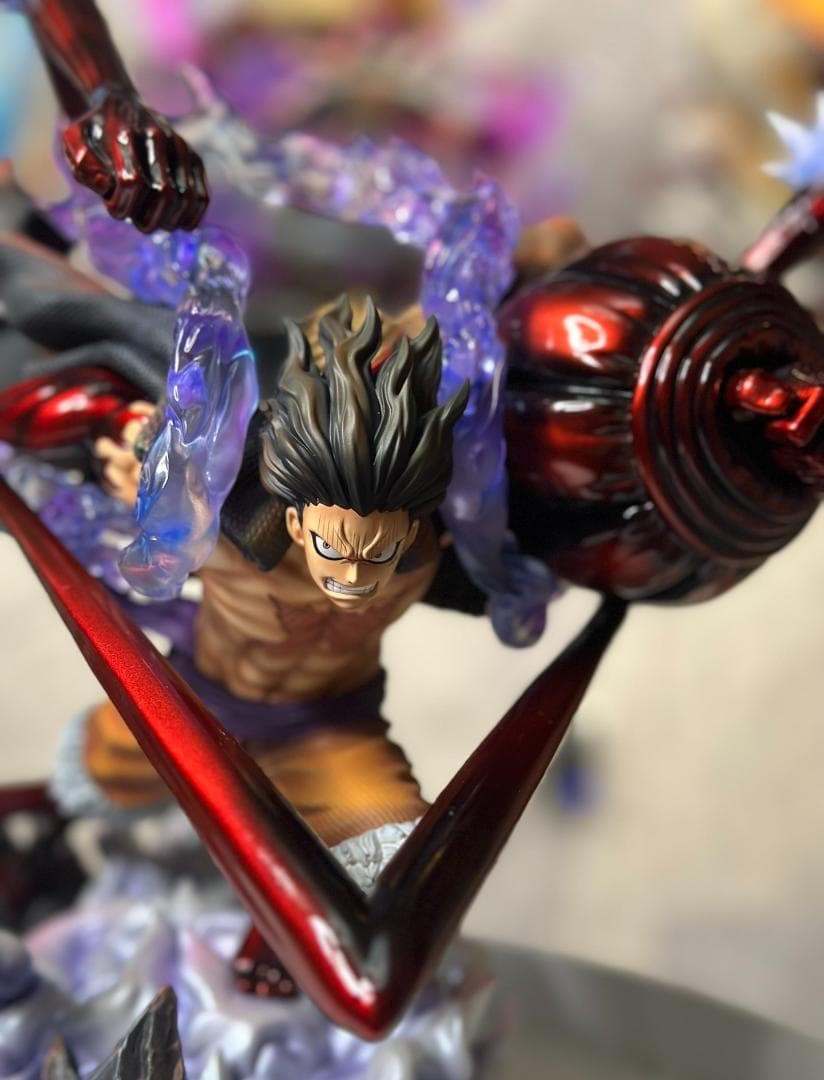 ワンピース 透明パーツ ルフィ ギア4 スネイクマン フィギュア