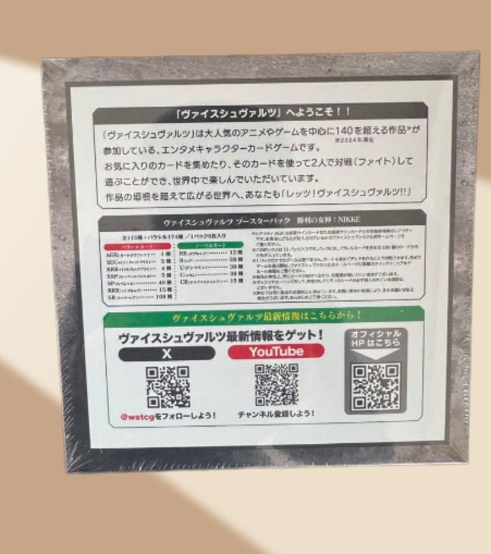 ヴァイスシュヴァルツ 勝利の女神:NIKKE 初版未開封BOX シュリンク付き