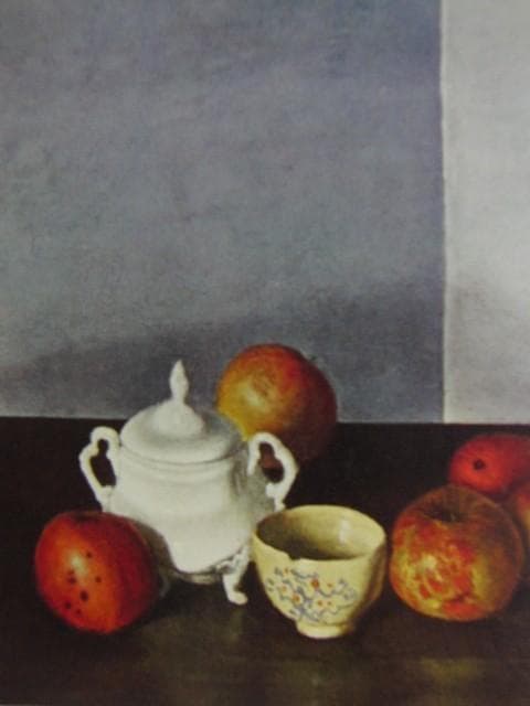 岸田 劉生、【静物】、年代物、希少画集画、状態良好、新品高級額装付