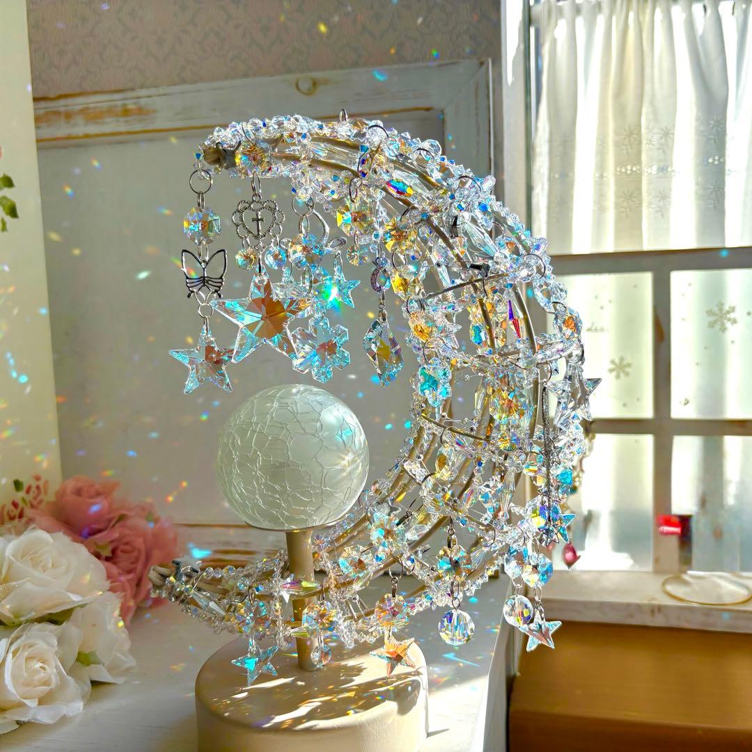 みるくみるく✩.*˚ ライトスタンド✩SWAROVSKIサンキャッチャー