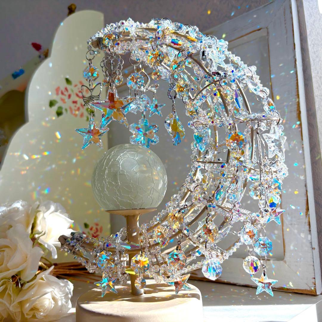 みるくみるく✩.*˚ ライトスタンド✩SWAROVSKIサンキャッチャー