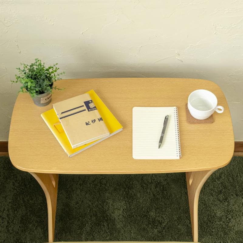 《新品・送料無料》コンパクトデスク＆チェアセット　DBR/NA/WW