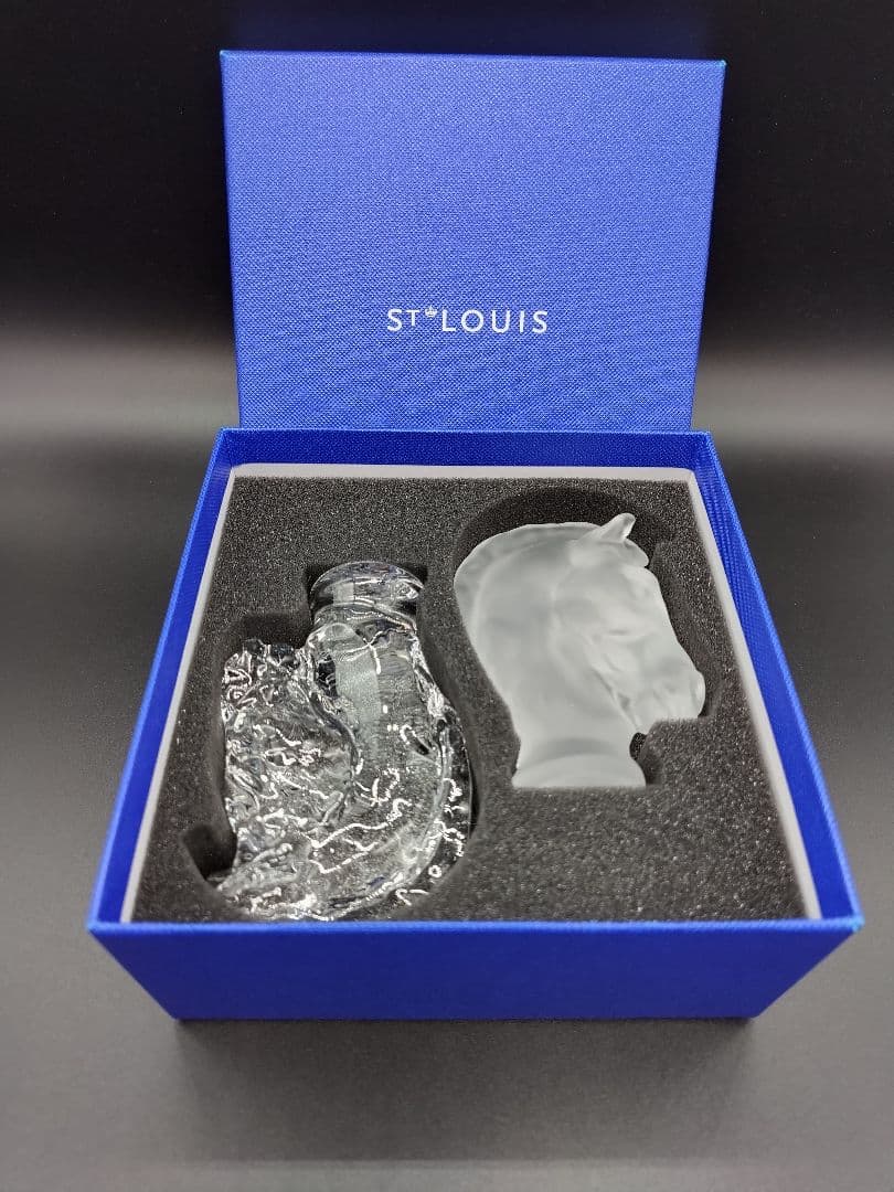 サンルイ エルメス シュバル チェス 駒 ポーン クリスタル 馬 - メルカリ