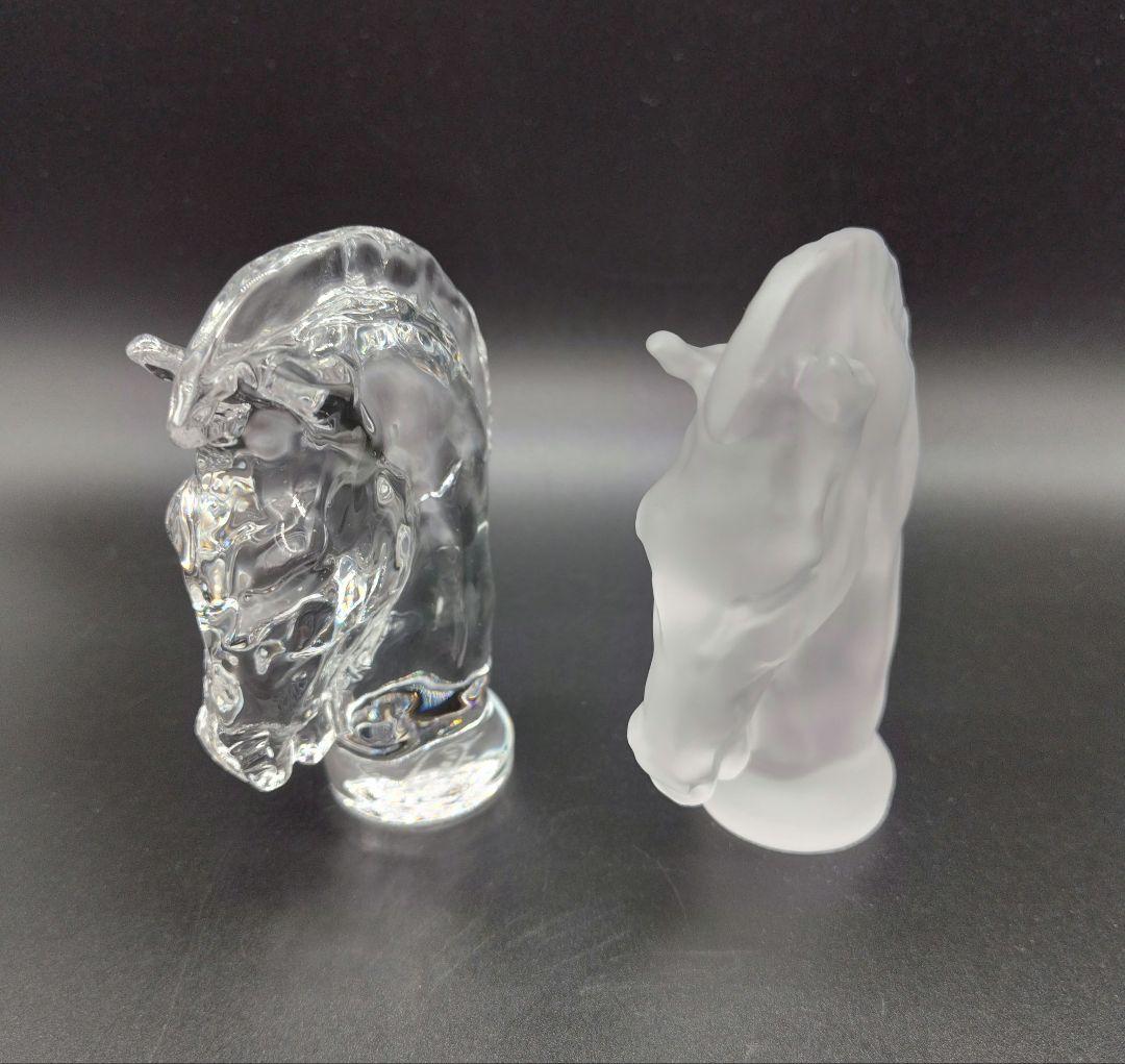 サンルイ エルメス シュバル チェス 駒 ポーン クリスタル 馬 - メルカリ