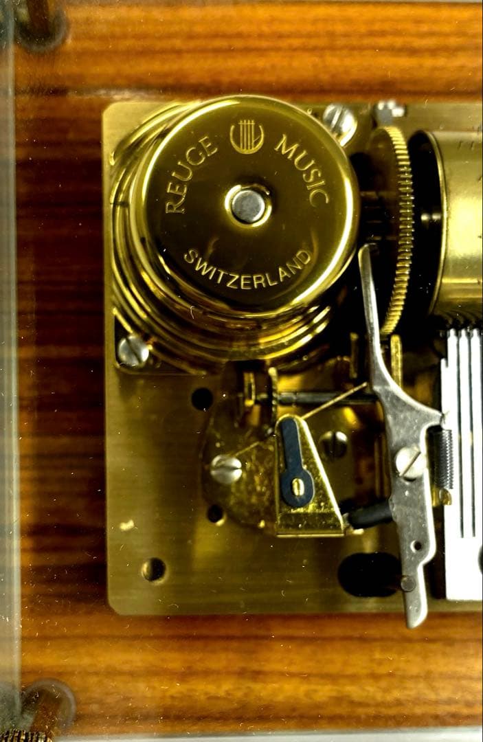 稼働品リュージュシリンダー式オルゴール144弁3曲　東Y7-0217☆1Fチコサ
